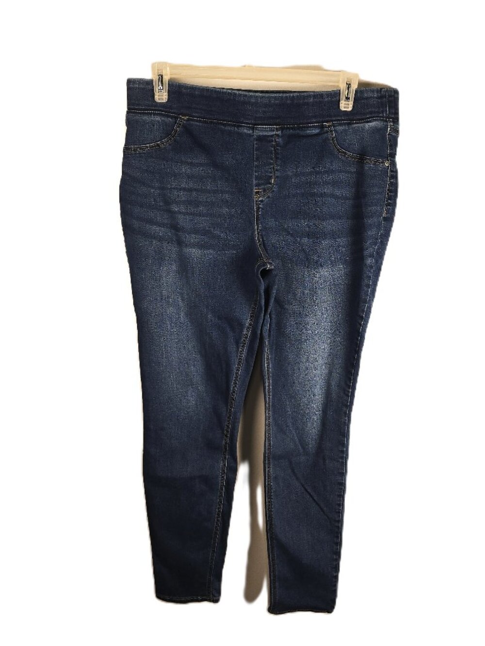 Old Navy Rockstar Jeggings Womens 18L Long Skinny Med Blue Denim Wash Woodland